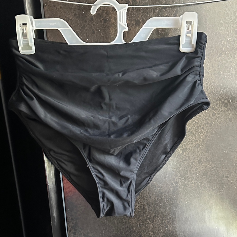 Cupshe Black Swim Bottoms